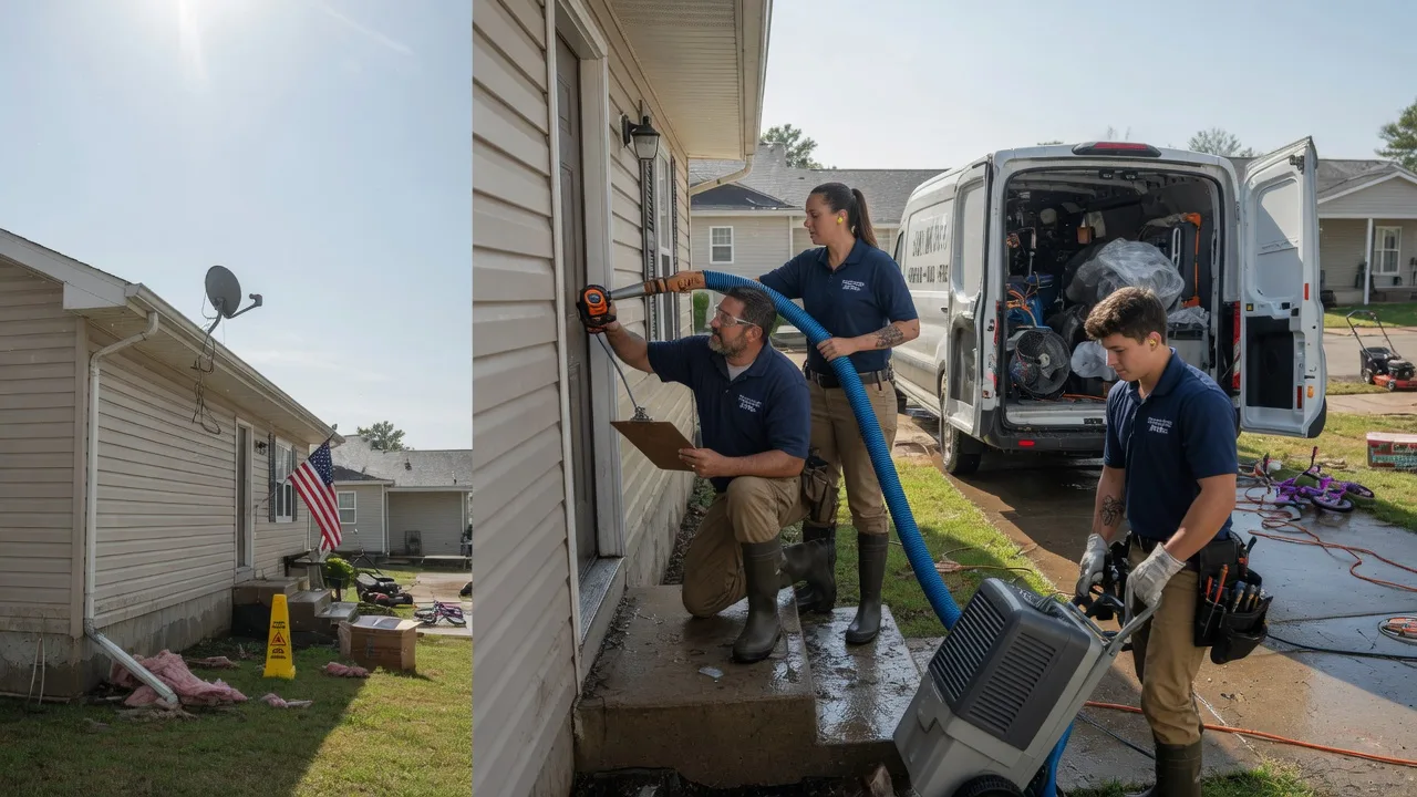 Ceiling Water Damage Restoration in Oakfield, WI near me